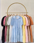 Turn Down Collar Free Size Dress